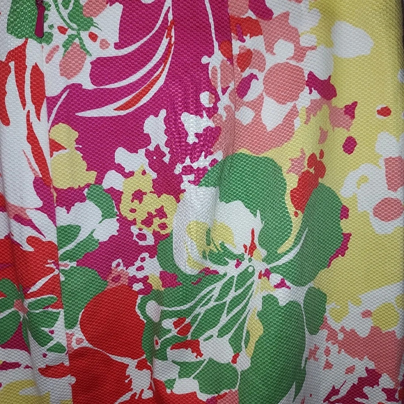 Talbots Petite Bright Colored Floral Pencil Skirt in Size 4P - Picture 7 of 11